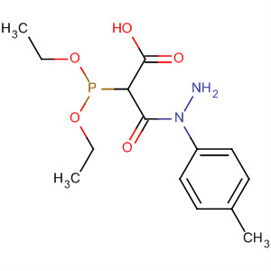 Acetic acid, 2-(diethoxyphosphinyl)-, 2-(4-methylphenyl)hydrazide molecular structure