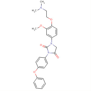 2,4-Imidazolidinedione,1-[4-[2-(dimethylamino)ethoxy]-3-methoxyphenyl]-3-(4-phenoxyphenyl)-