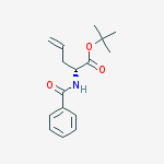 4-Pentenoic acid, 2-(benzoylamino)-, 1,1-dimethylethyl ester, (2R)- molecular structure