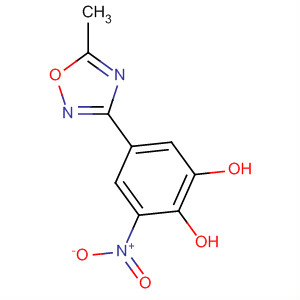 1,2-Benzenediol, 5-(5-methyl-1,2,4-oxadiazol-3-yl)-3-nitro- molecular structure