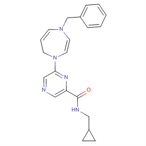 2-Pyrazinecarboxamide,N-(cyclopropylmethyl)-6-[hexahydro-4-(phenylmethyl)-1H-1,4-diazepin-1-yl]-