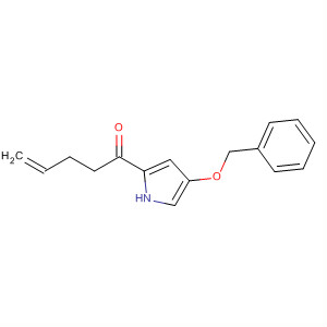 4-Penten-1-one, 1-[4-(phenylmethoxy)-1H-pyrrol-2-yl]- molecular structure