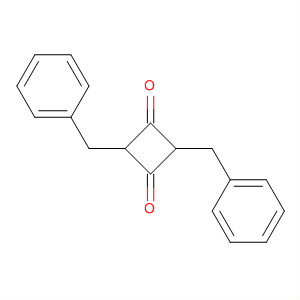 1,3-Cyclobutanedione, 2,4-bis(phenylmethyl)- molecular structure
