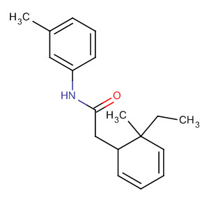 Benzeneacetamide, a-ethyl-a-methyl-N-(3-methylphenyl)- molecular structure