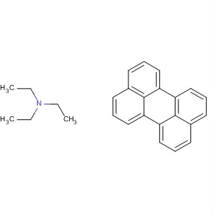 Perylene, compd. with N,N-diethylethanamine (1:1) molecular structure
