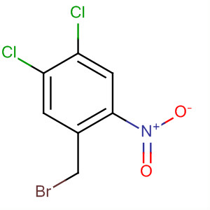 Benzene, 1-(bromomethyl)-4,5-dichloro-2-nitro- molecular structure