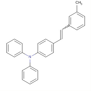 Benzenamine, 4-[2-(3-methylphenyl)ethenyl]-N,N-diphenyl- molecular structure