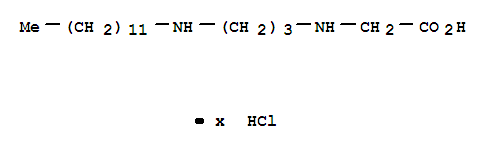 N-[3-(dodecylamino)propyl]glycine hydrochloride molecular structure