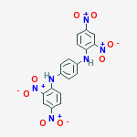 N,N-bis(2,4-dinitrophenyl)benzene-1,4-diamine molecular structure