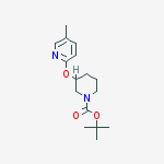 3-[(5-METHYL-2-PYRIDINYL)OXY]-1-PIPERIDINECARBOXYLIC ACID
TERT-BUTYL ESTER molecular structure