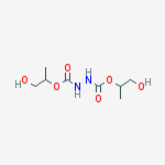 bis(2-hydroxy-1-methylethyl) bicarbamate molecular structure