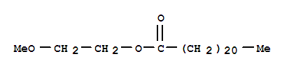 2-methoxyethyl docosanoate molecular structure
