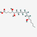 (7z,9z,11z,13e)-5,6,15-trihydroxy-7,9,11,13-henicosatetraenoic Ac Id