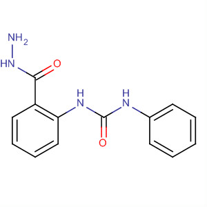 Benzoic acid, 2-[[(phenylamino)carbonyl]amino]-, hydrazide molecular structure