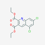 5,7-DICHLOROQUINOLINE-2,3-DICARBOXYLIC ACID DIETHYL ESTER