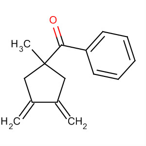 Methanone, [1-methyl-3,4-bis(methylene)cyclopentyl]phenyl- molecular structure