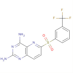 Pyrido[3,2-d]pyrimidine-2,4-diamine,6-[[3-(trifluoromethyl)phenyl]sulfonyl]-