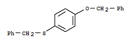 1-(benzyloxy)-4-(benzylsulfanyl)benzene molecular structure