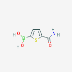 5-carbamoylthiophen-2-ylboronic acid molecular structure