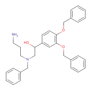 Benzenemethanol,a-[[(3-aminopropyl)(phenylmethyl)amino]methyl]-3,4-bis(phenylmethoxy)- molecular structure
