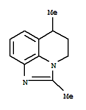 4H-Imidazo[4,5,1-ij]quinoline,5,6-dihydro-2,6-dimethyl- molecular structure