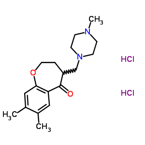 7,8-dimethyl-4-[(4-methylpiperazin-1-yl)methyl]-3,4-dihydro-1-benzoxepin-5(2H)-one dihydrochloride