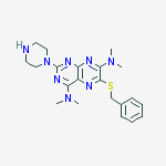 6-benzylsulfanyl-4-n,4-n,7-n,7-n-tetramethyl-2-piperazin-1-ylpteridine-4,7-diamine