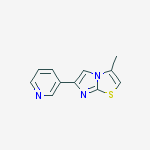 3-METHYL-6-(PYRIDIN-3-YL)IMIDAZO[2,1-B]THIAZOLE molecular structure