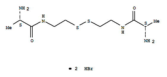 Propanamide,N,N'-(dithiodi-2,1-ethanediyl)bis[2-amino-, dihydrobromide, [S-(R*,R*)]- (9CI)