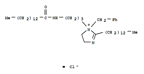 1-benzyl-4,5-dihydro-1-[3-[(1-oxotetradecyl)amino]propyl]-2-tridecyl-1H-imidazolium chloride