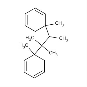 Benzene, 1,1'-(1,1,2-trimethyl-1,2-ethanediyl)bis[methyl- molecular structure
