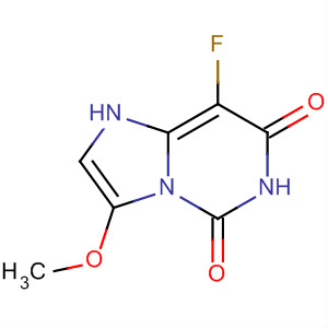 Imidazo[1,2-c]pyrimidine-5,7(1H,6H)-dione,8-fluorotetrahydro-3-methoxy- molecular structure