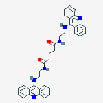 N,N-BIS[2-(ACRIDIN-9-YLAMINO)ETHYL]PENTANEDIAMIDE