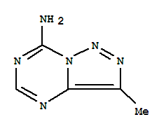 [1,2,3]Triazolo[1,5-a][1,3,5]triazin-7-amine,3-methyl- molecular structure