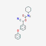 [cyano-(3-phenoxyphenyl)methyl] N-cyclohexylcarbamate