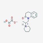 1-(2-piperidin-1-ylpropyl)-3,4-dihydroquinolin-2(1H)-one ethanedioate molecular structure